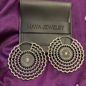 Maya Jewelry Electric Heart Ear Weights